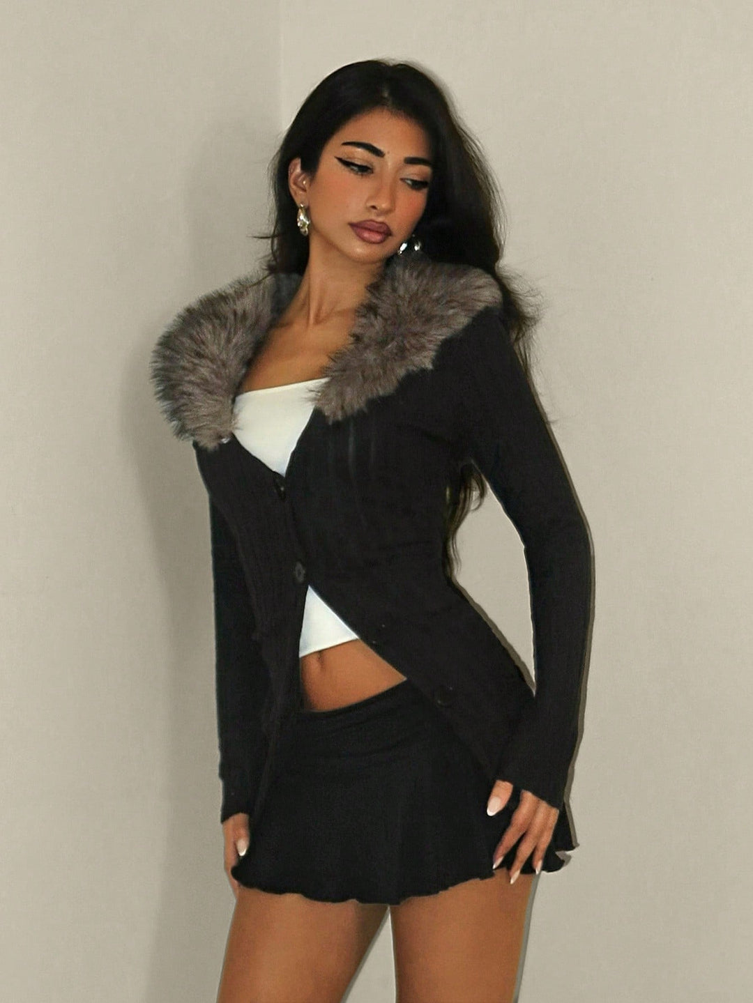 Palton SHEIN, negru