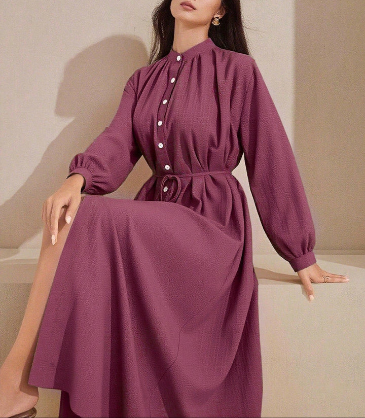 SHEIN maxi ruha, lila