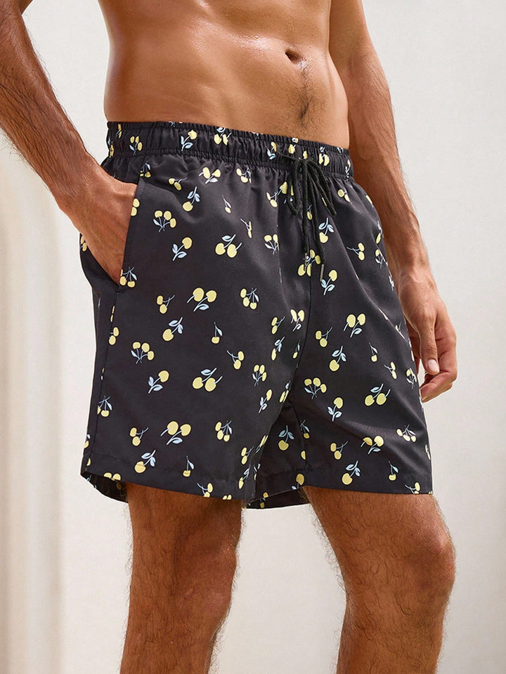 Short de plajă SHEIN, negru