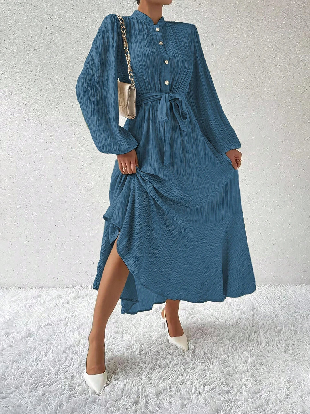 Rochie maxi Shein, albastru