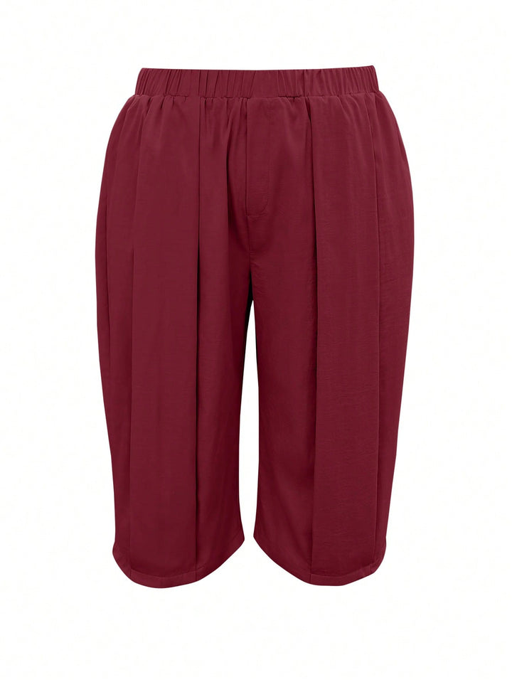 Pantaloni SHEIN, vișiniu