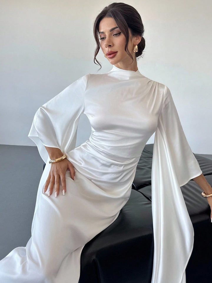 Rochie maxi SHEIN, portocaliu