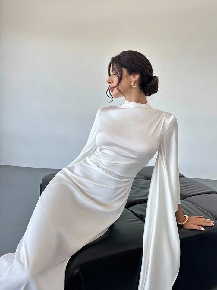Rochie maxi SHEIN, portocaliu