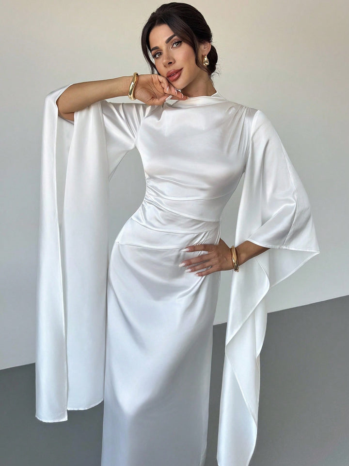 Rochie maxi SHEIN, portocaliu