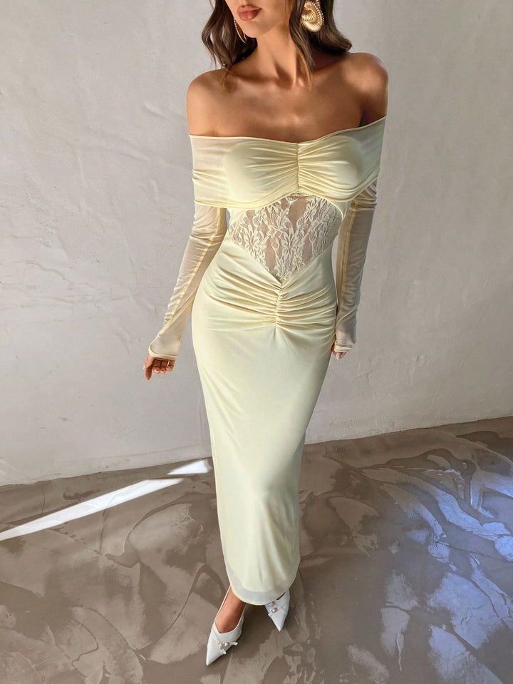 Rochie maxi SHEIN, galben