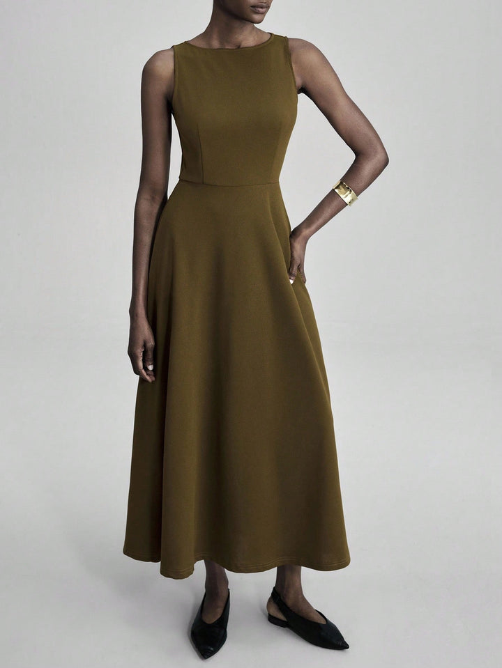Rochie midi Shein, verde