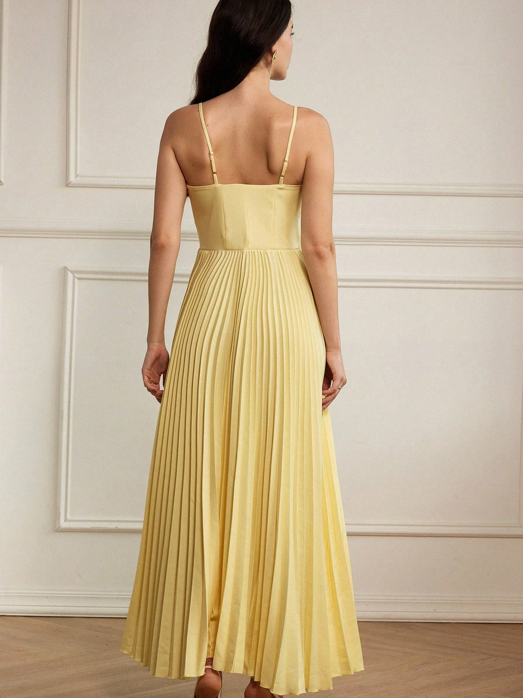 SHEIN Yellow Maxi Dress