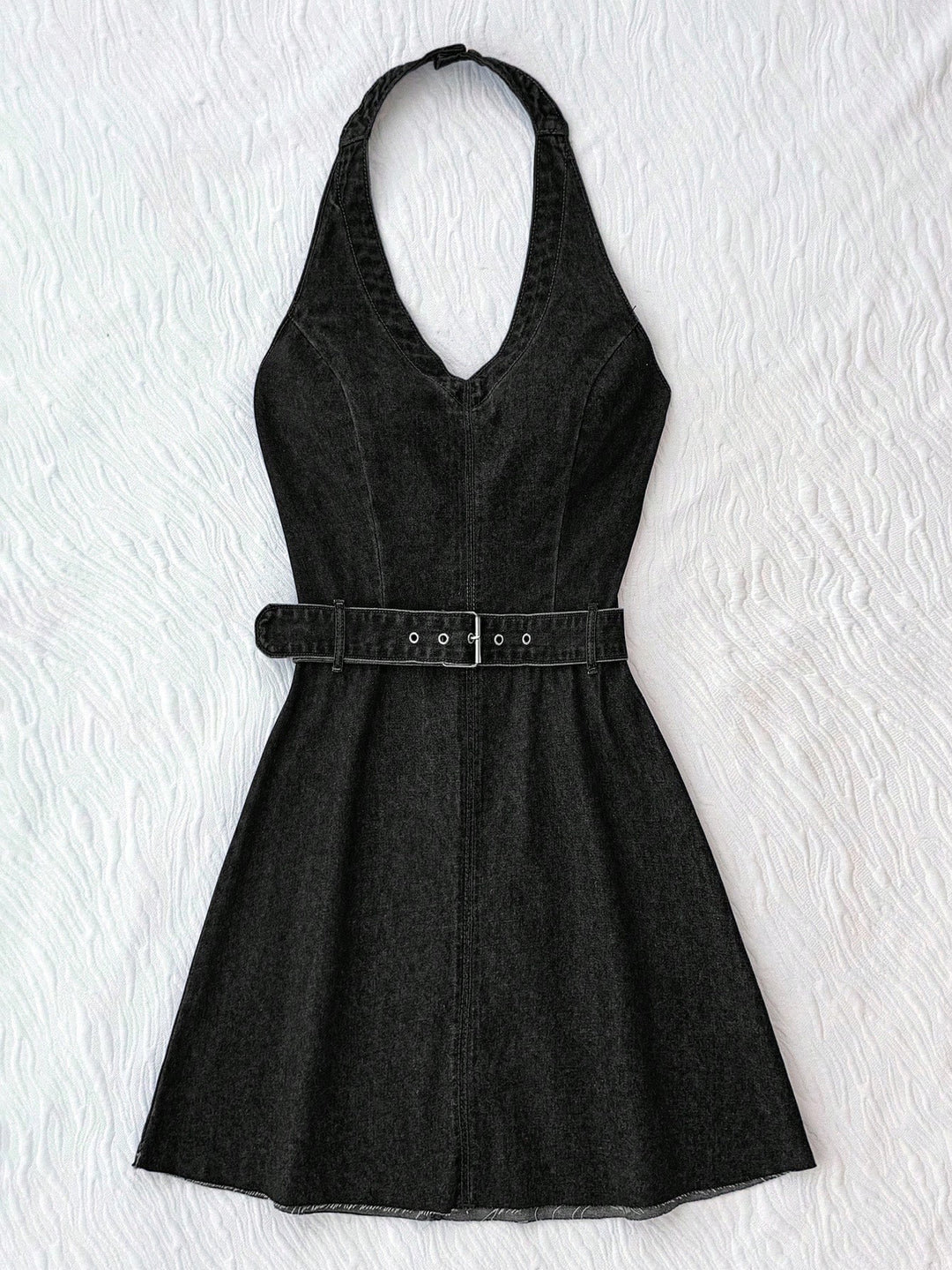 Rochie mini de blugi SHEIN, negru
