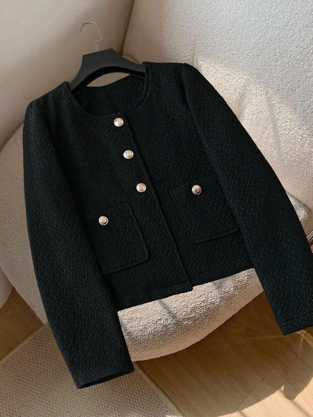 Jachetă SHEIN, negru