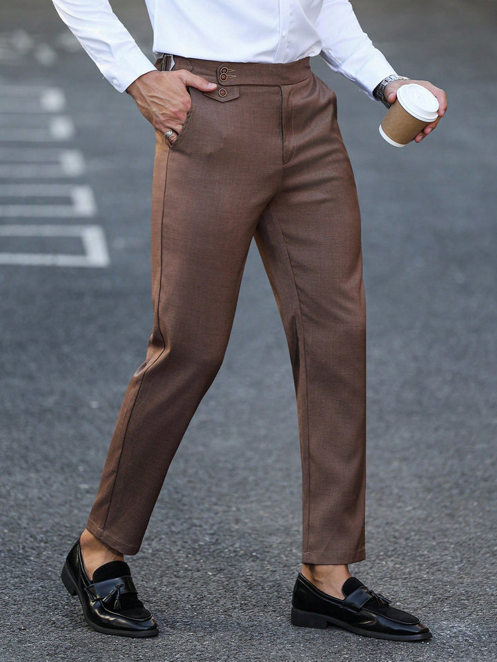 Pantaloni SHEIN, maro