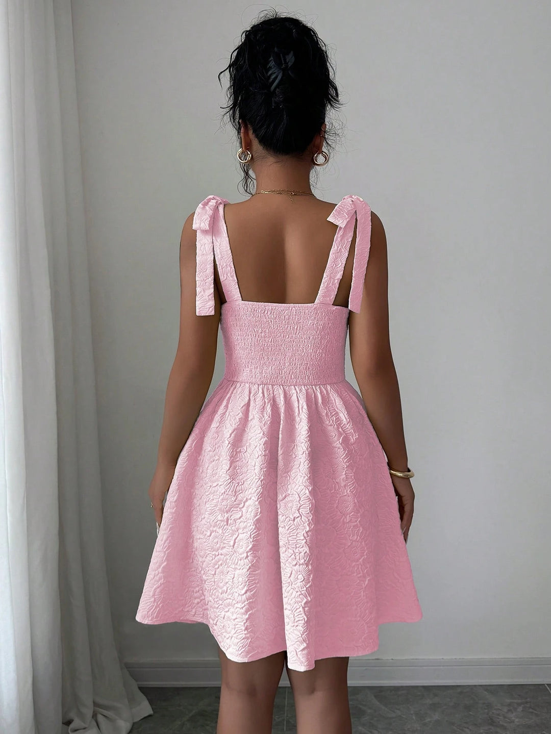 Shein mini dress, pink