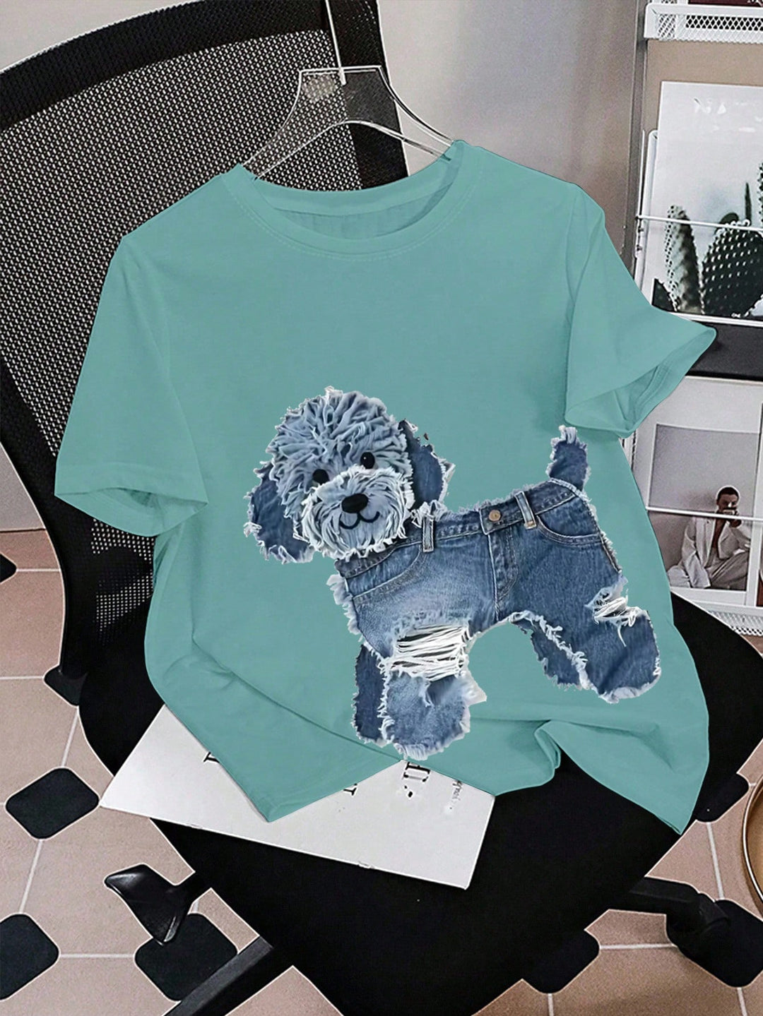 Tricou SHEIN, albastru