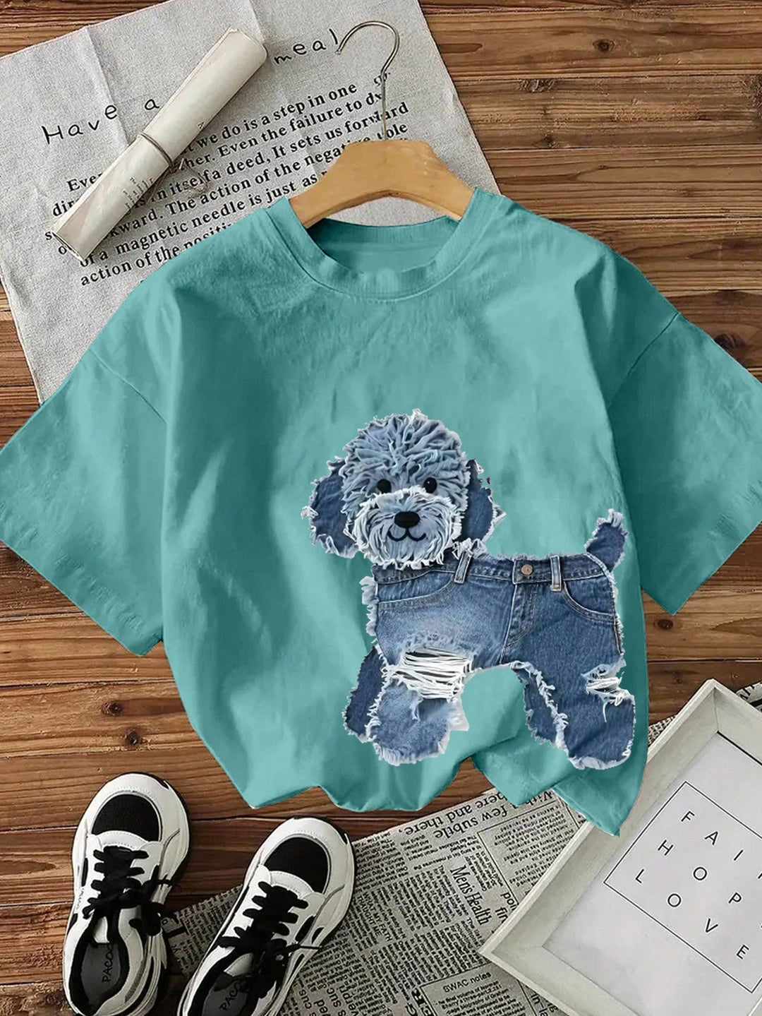 Tricou SHEIN, albastru