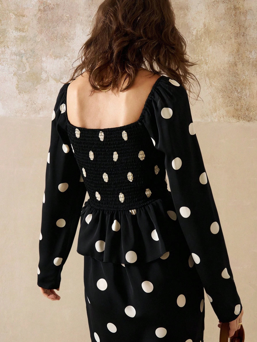 Shein maxi ruha, fekete