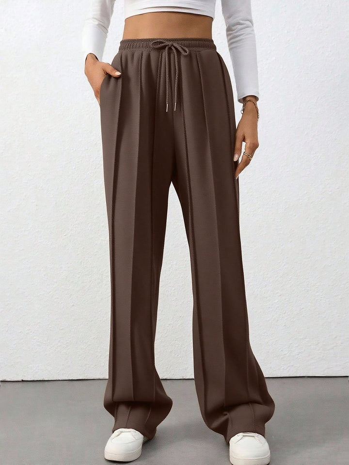 Pantaloni SHEIN, maro