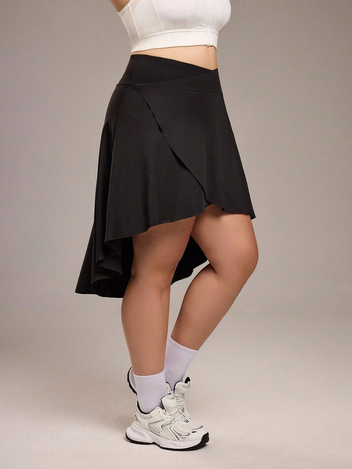 Fustă mini Shein Curve+, negru