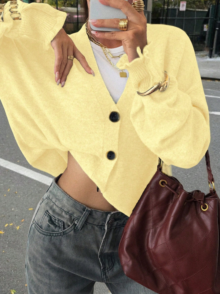 Cardigan SHEIN, galben