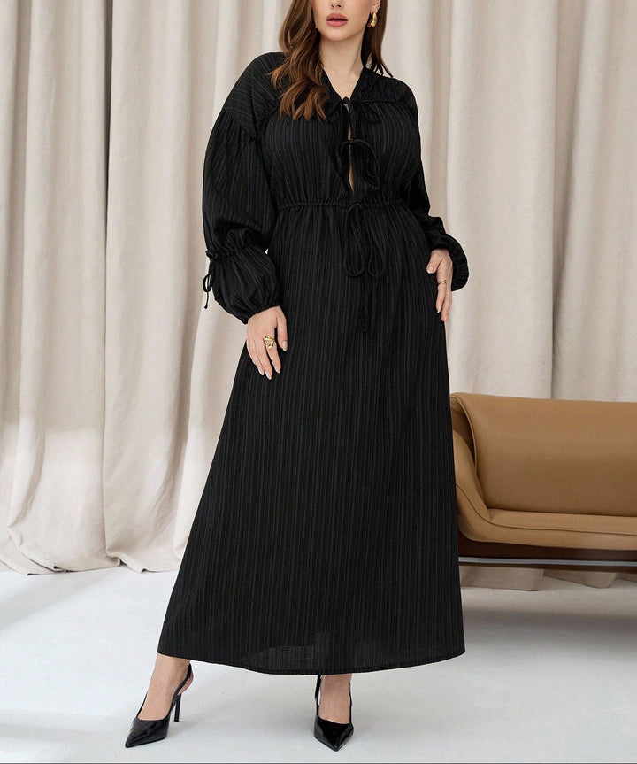 SHEIN maxi ruha, fekete