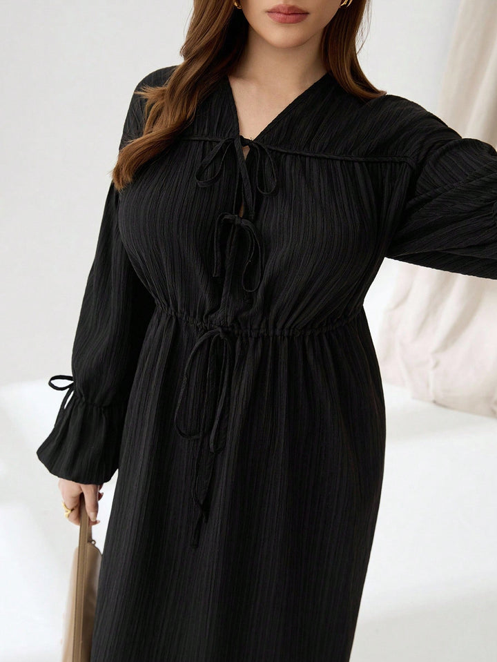 SHEIN maxi ruha, fekete