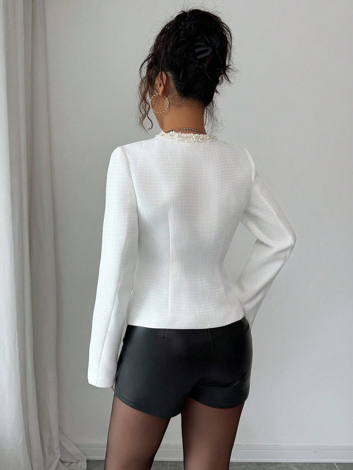 Sacou SHEIN, alb