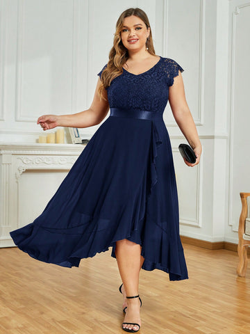 Rochie de ocazie SHEIN, albastru