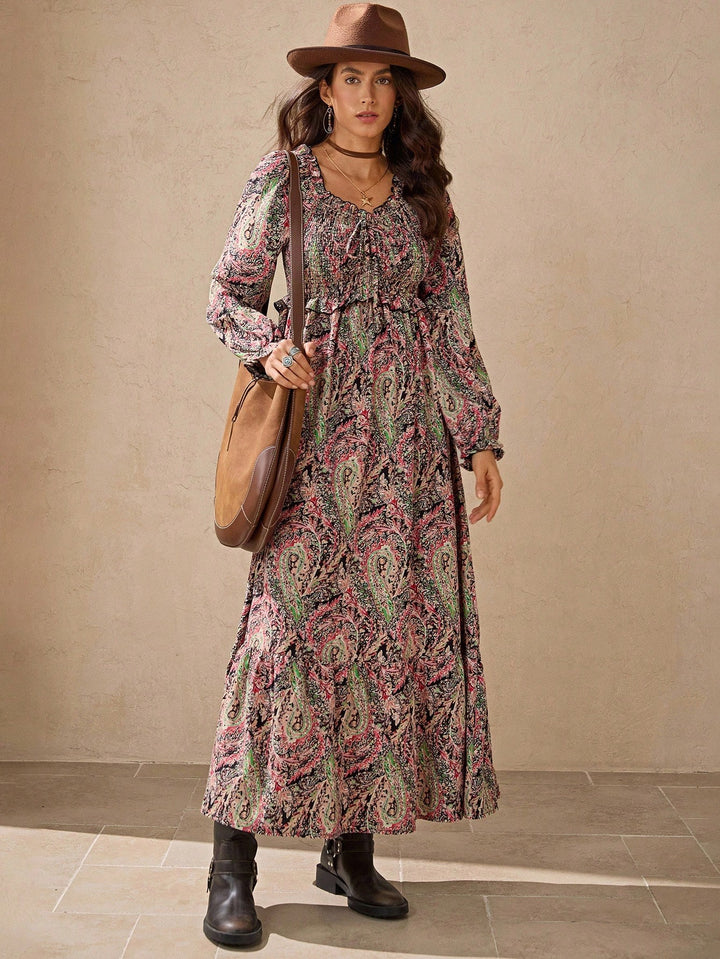 Rochie maxi SHEIN, mix culori