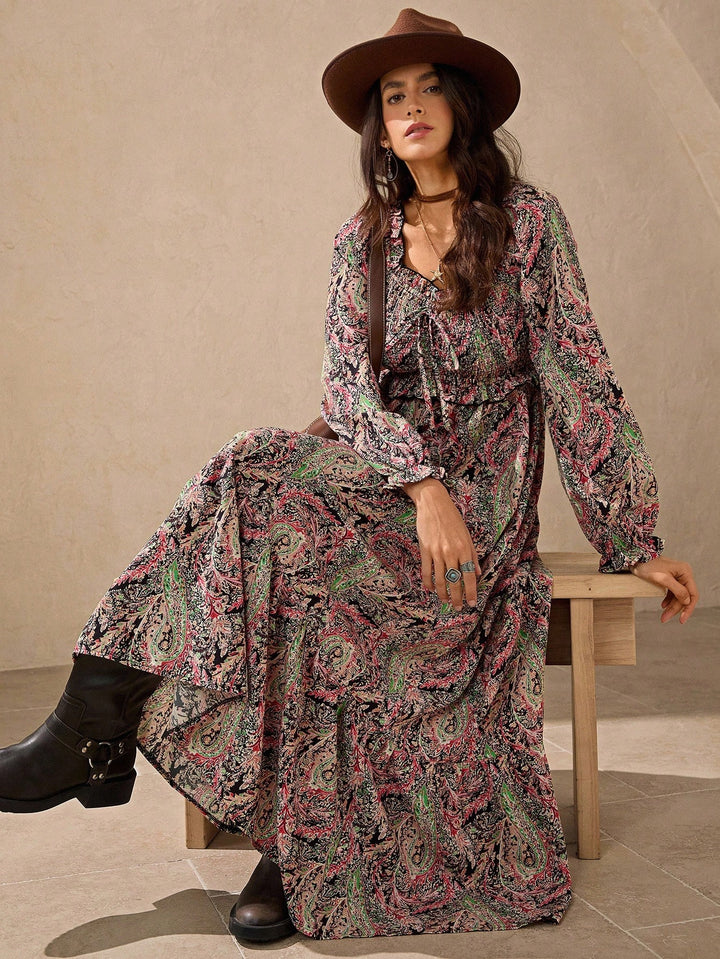 Rochie maxi SHEIN, mix culori