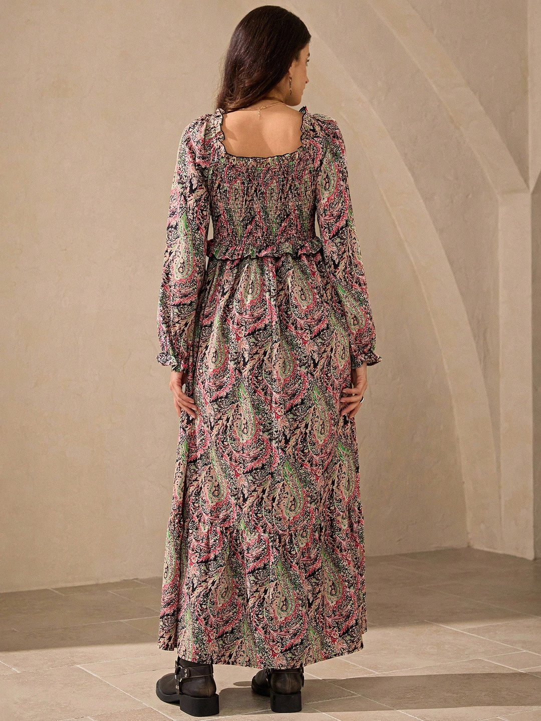 Rochie maxi SHEIN, mix culori