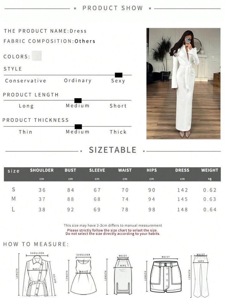 Rochie maxi SHEIN, alb