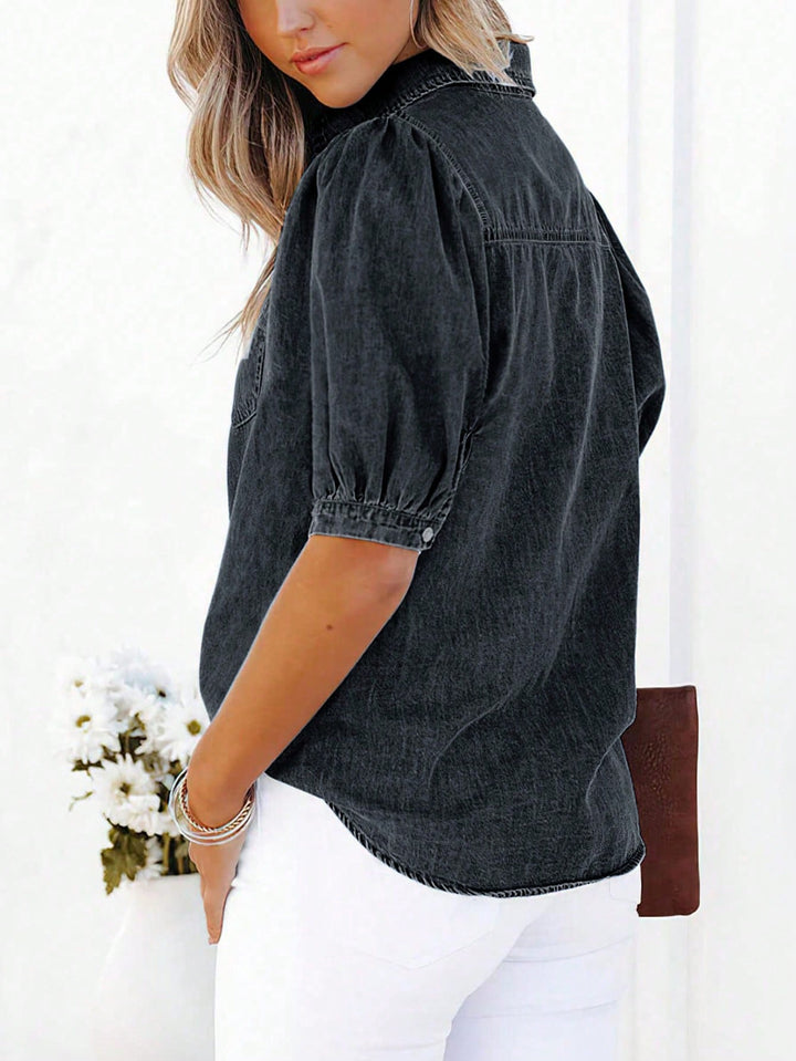 Top SHEIN, negru