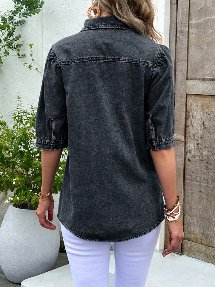 Top SHEIN, negru