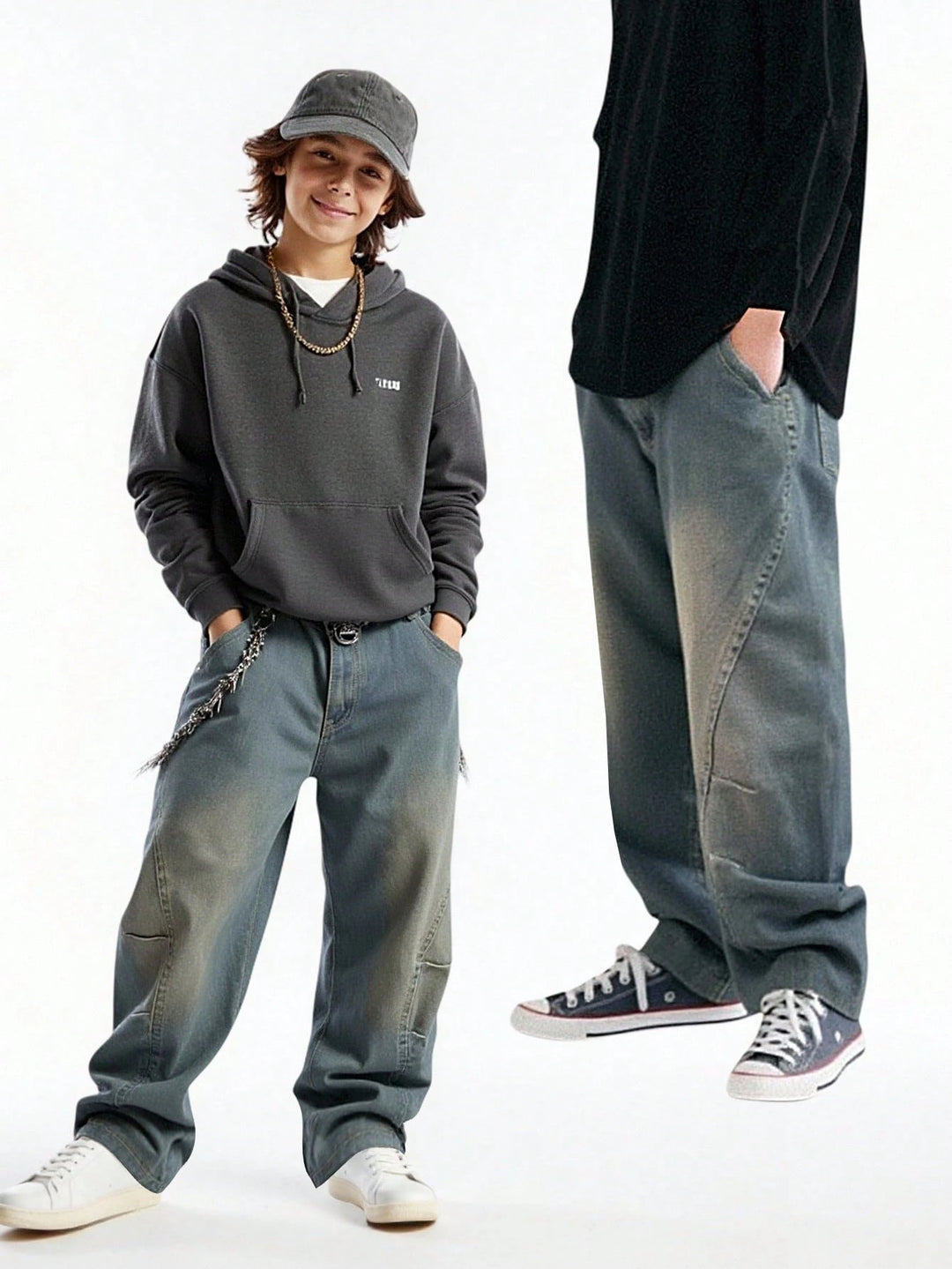 Jeans SHEIN, albastru