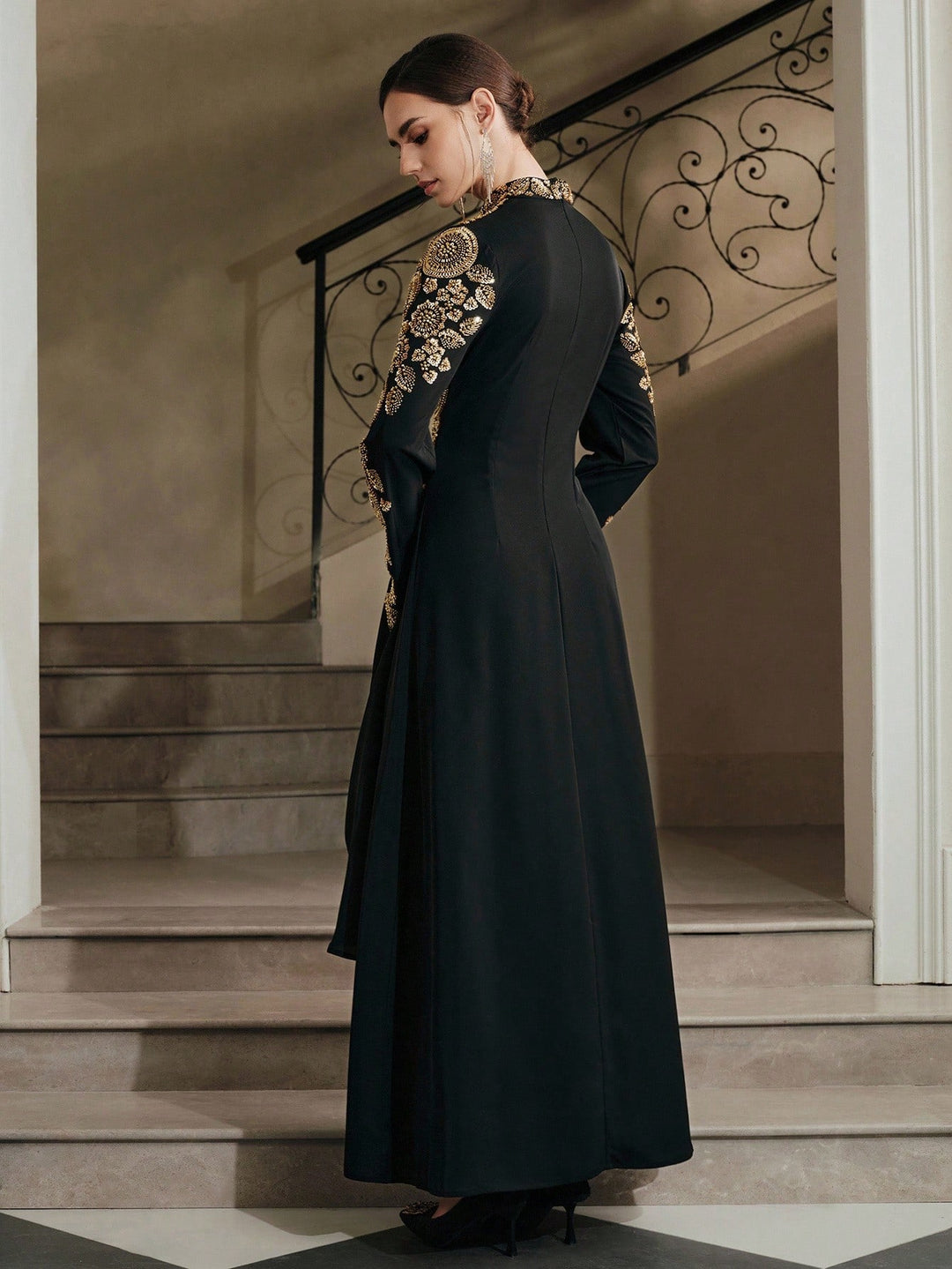 Rochie maxi SHEIN, negru