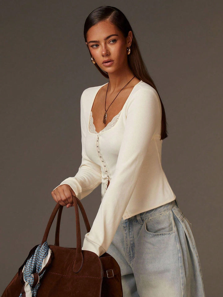 Top SHEIN, bej