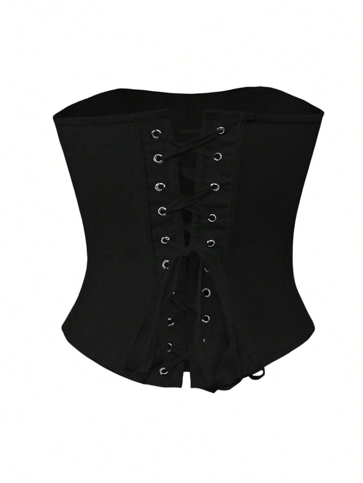 Top SHEIN, negru