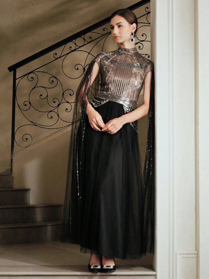 Rochie maxi SHEIN, negru