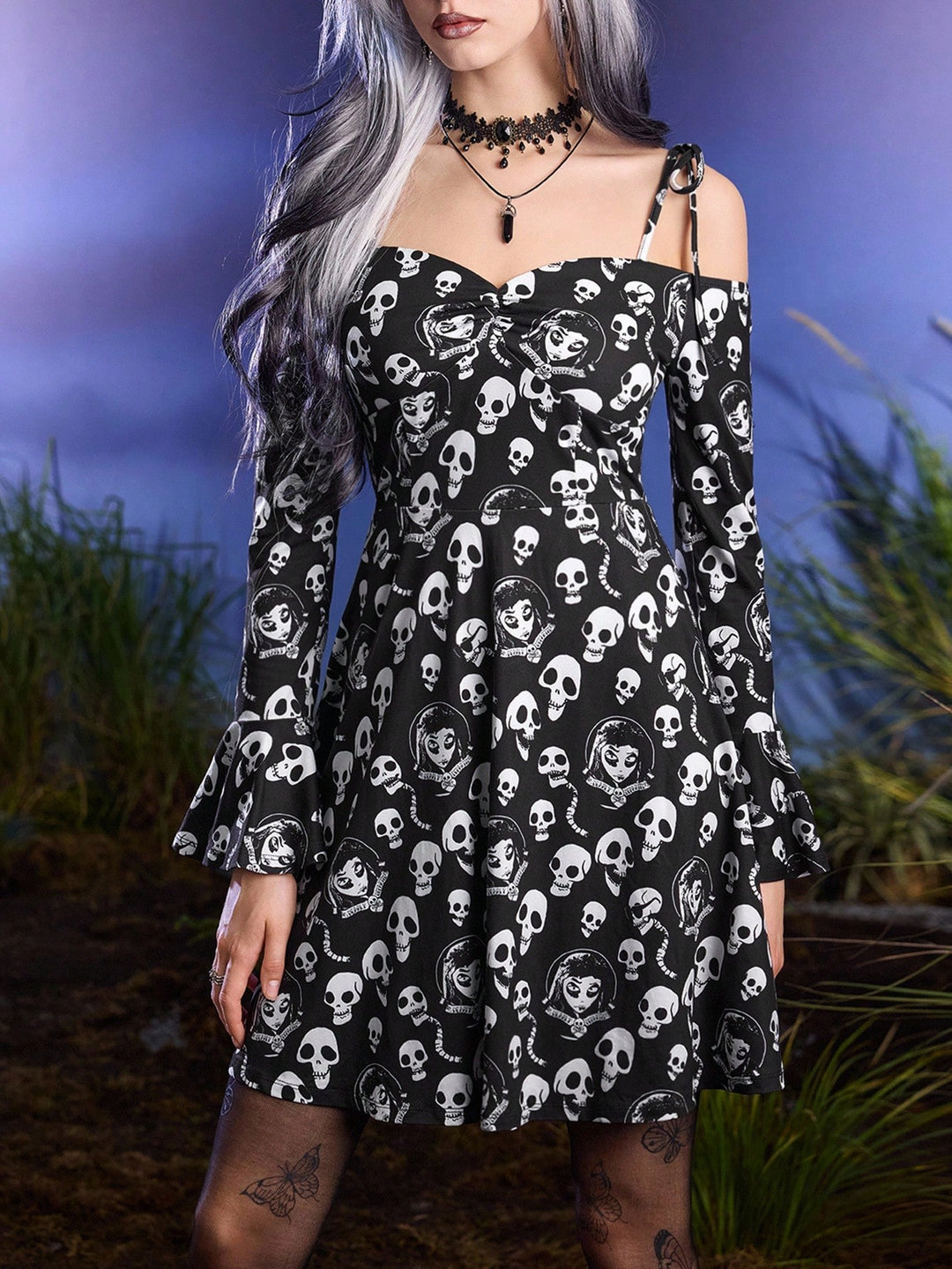 Rochie scurtă SHEIN, negru
