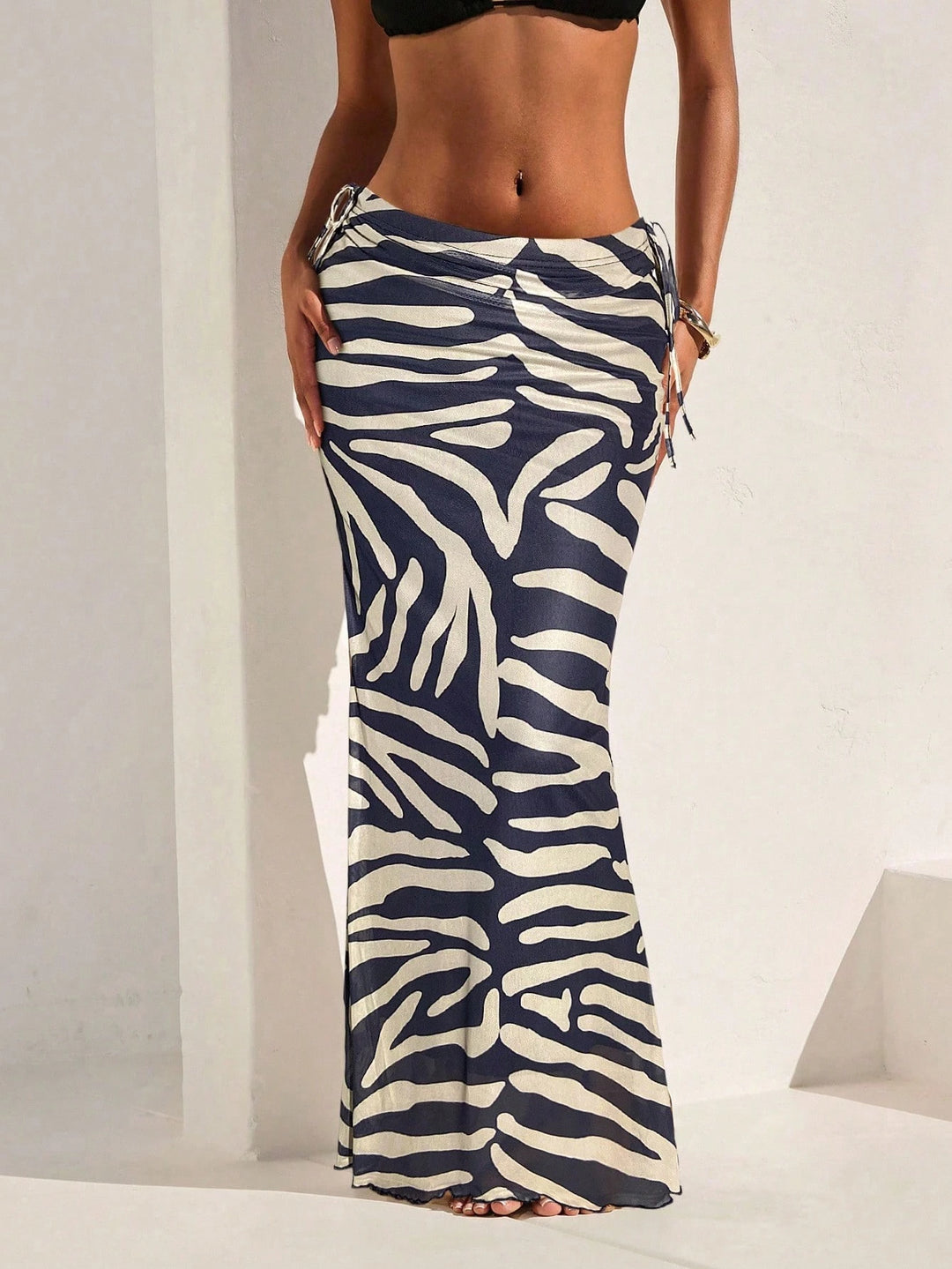 SHEIN maxi skirt, mixed colors
