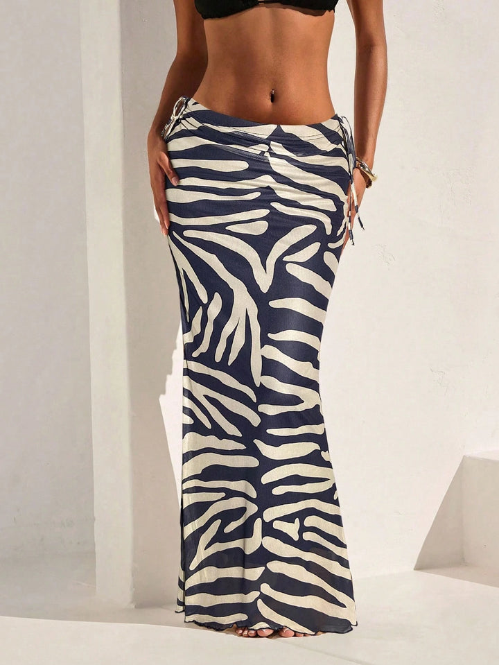 SHEIN maxi skirt, mixed colors