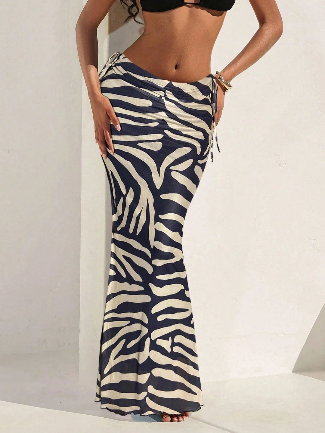 SHEIN maxi skirt, mixed colors