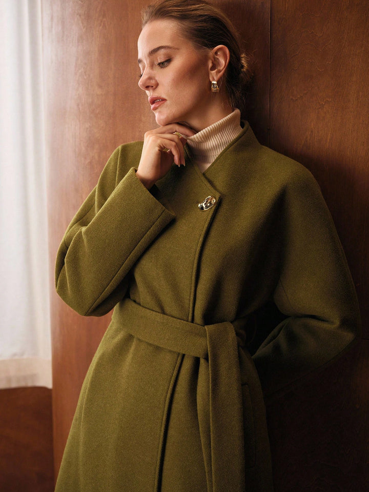 Palton SHEIN, verde