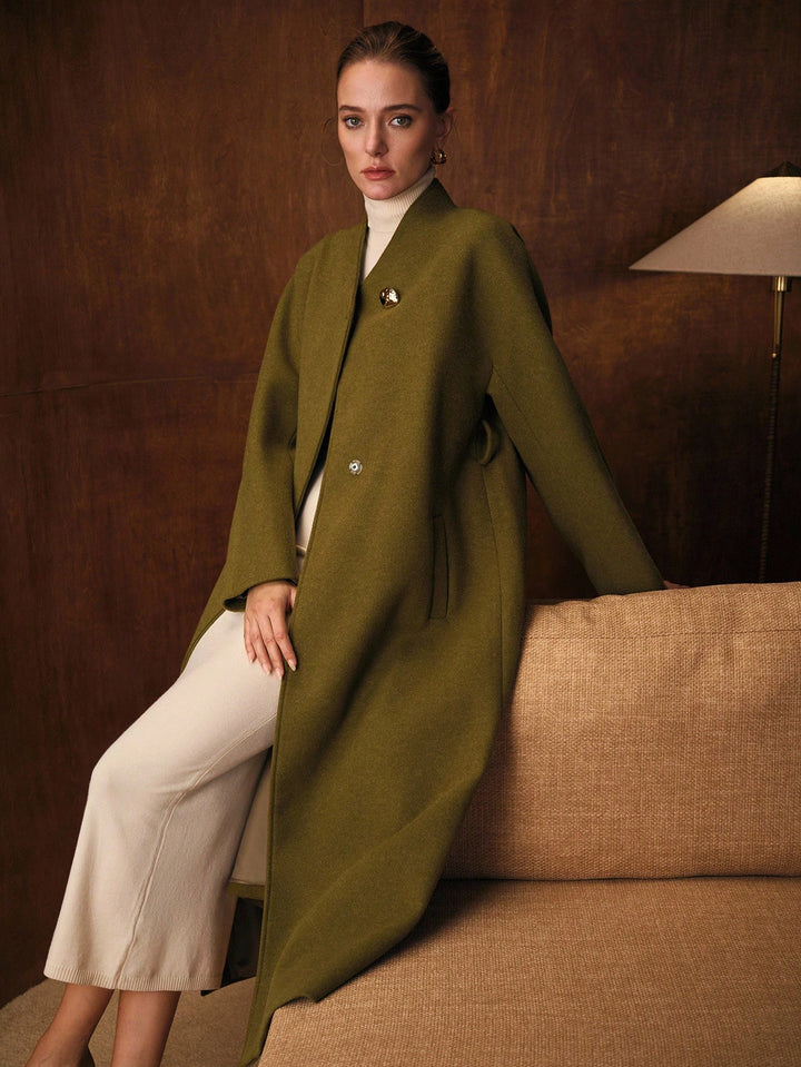 Palton SHEIN, verde