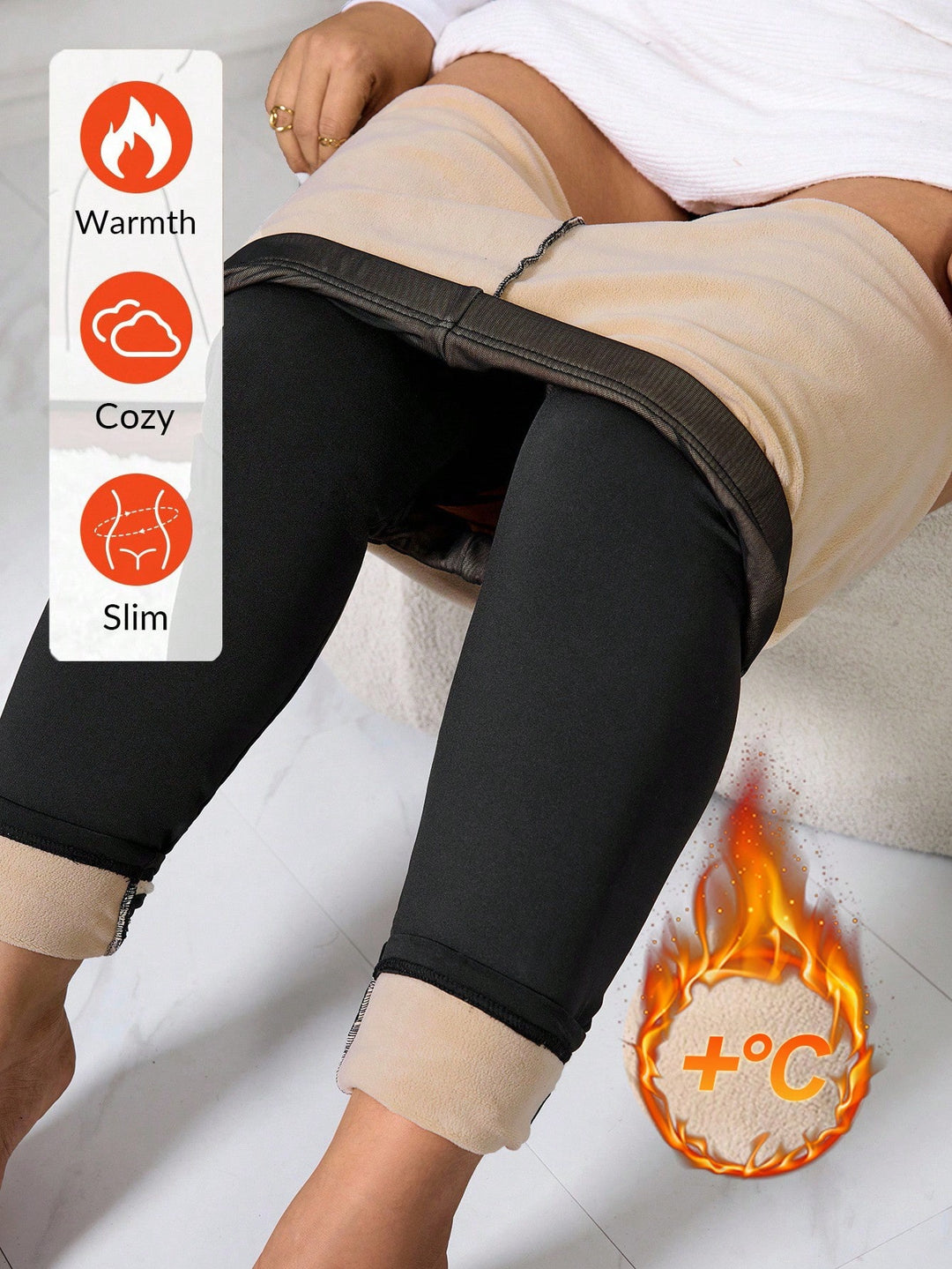 SHEIN leggings, fekete
