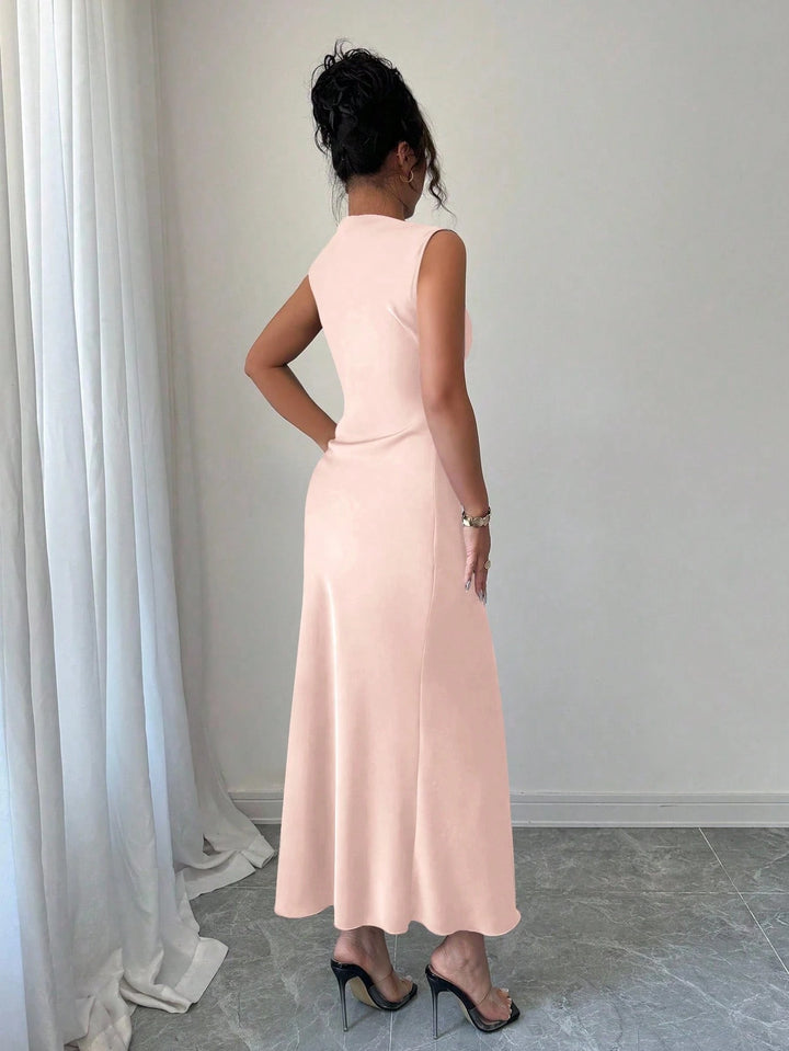 SHEIN maxi ruha, rózsaszín