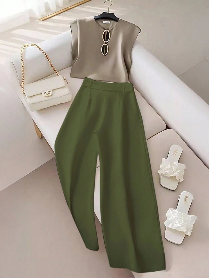 SHEIN nadrág, khaki