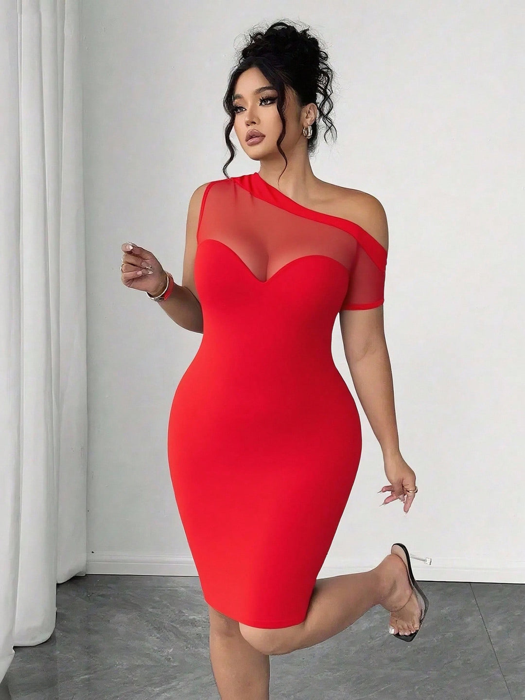 Rochie mini SHEIN, roșu