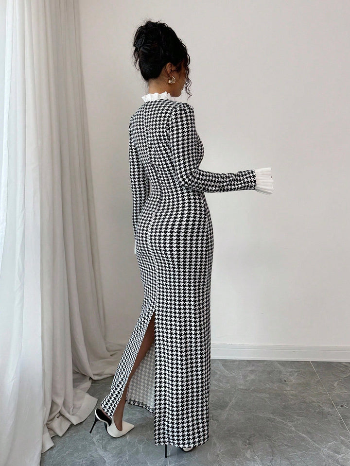 SHEIN maxi ruha, fekete