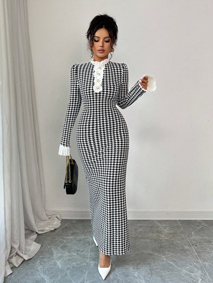 SHEIN maxi ruha, fekete