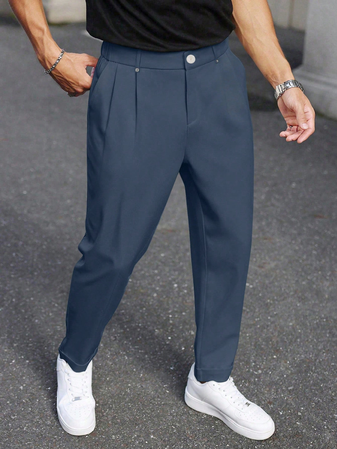 Pantaloni SHEIN, albastru