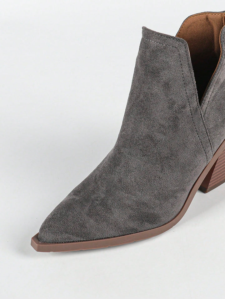 Botine SHEIN, gri